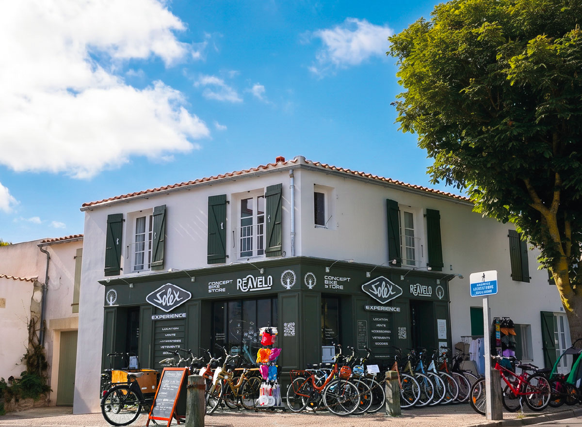 La boutique Solex à Saint-Martin-de-Ré